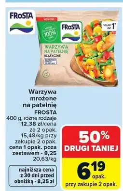Carrefour Warzywa mrożone na patelnię oferta