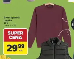 Carrefour Bluza gładka męska oferta