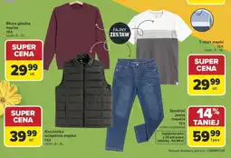 Carrefour Spodnie jeans męskie miks rozmiarów oferta