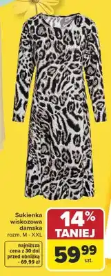 Carrefour Sukienka wiszkozowa damska oferta