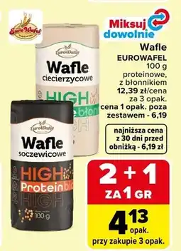 Carrefour Wafle Eurowafel różne rodzaje oferta