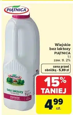 Carrefour Mleko wiejskie bez laktozy oferta
