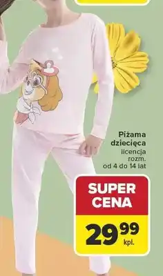 Carrefour Piżama dziecięca licencja oferta