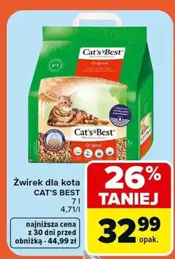 Carrefour Żwirek dla kota oferta