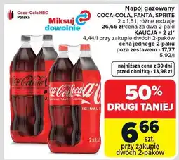 Carrefour Napój gazowany Coca-Cola, Fanta, Sprite różne rodzaje oferta