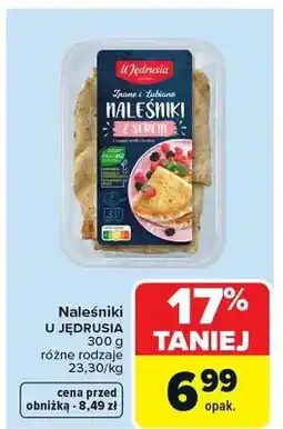Carrefour Naleśniki U Jędrusia różne rodzaje oferta