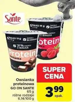 Carrefour Owsianka proteinowa Go On oferta
