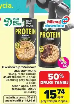 Carrefour Owsianka proteinowa różne rodzaje oferta