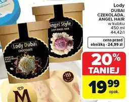 Carrefour Lody czekolada Angel Hair w kubku oferta