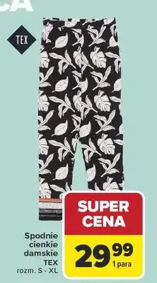 Carrefour Spodnie cienkie damskie oferta