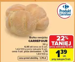 Carrefour Bułka swojska oferta