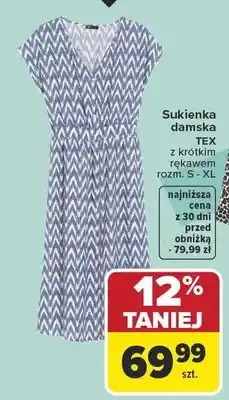 Carrefour Sukienka damska z krótkim rękawem oferta