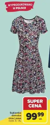 Carrefour Sukienka damska GRACJANA oferta
