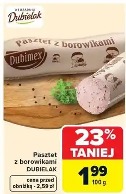 Carrefour Pasztet z borowikami oferta