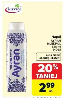 Carrefour Napój ayran oferta
