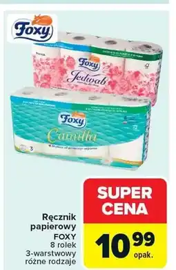 Carrefour Ręcznik papierowy 8 rolek 3-warstwowy różne rodzaje oferta