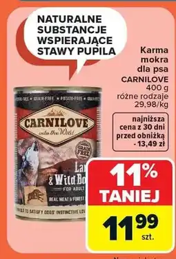 Carrefour Karma mokra dla psa różne rodzaje oferta