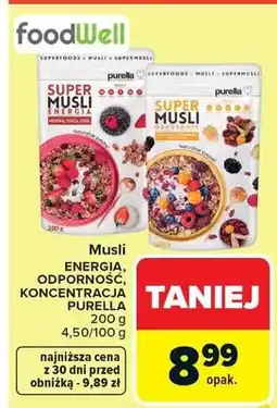 Carrefour Musli 6 rodzajów, odporność, koncentracja, purella oferta