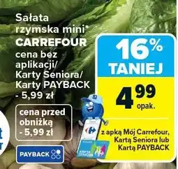 Carrefour Sałata rzymska mini oferta