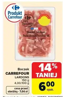 Carrefour Boczek lardons oferta