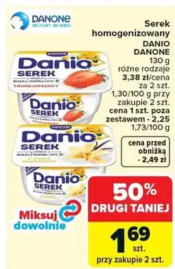 Carrefour Serek homogenizowany różne rodzaje oferta
