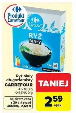 Carrefour Ryż biały długoziarnisty oferta