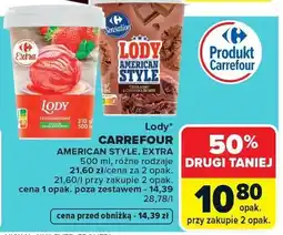 Carrefour Lody Carrefour American Style, Extra różne rodzaje oferta