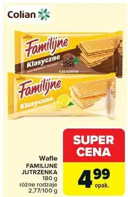 Carrefour Wafle Familijne Jutrzenka klasyczne oferta
