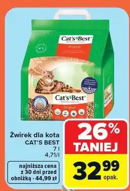 Carrefour Żwirek dla kota oferta