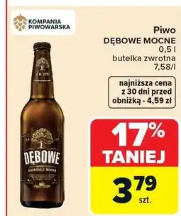 Carrefour Piwo Dębowe Mocne oferta