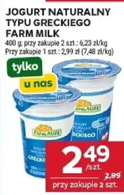 Stokrotka Jogurt naturalny typu greckiego farm milk oferta
