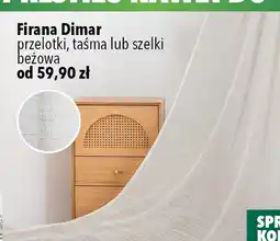 Biedronka Firana Dimar Restilo, przelotki, taśma lub szelki, beżowa oferta