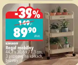 Biedronka Regał mobilny Kinghoff oferta