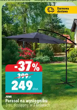 Biedronka Parasol na wysięgniku 3 m, dostępny w 3 kolorach JUMI oferta