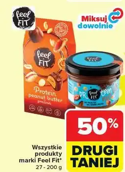Carrefour Proteinowy krem czekoladowo orzechowy bez cukru Feel Fit Protein oferta