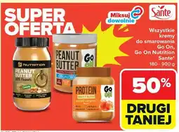 Carrefour Masło orzechowe crunchy Sante Go On! oferta