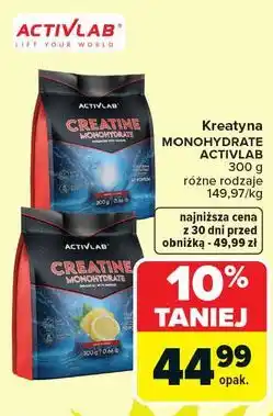 Carrefour Kreatyna monohydrate neutralna Activlab oferta