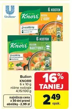 Carrefour Bulion warzywny Knorr oferta