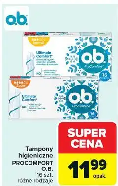 Carrefour Tampony ultimate comfort super O.b. Procomfort oferta