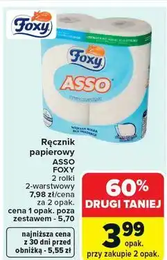 Carrefour Ręcznik papierowy Foxy Asso oferta