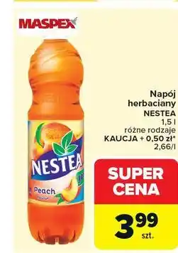 Carrefour Napój peach Nestea oferta