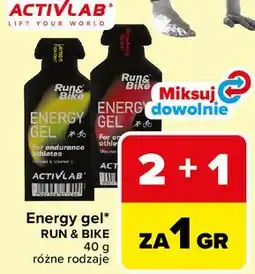 Carrefour Żel energetyzujący run & bike truskawkowy Activlab oferta