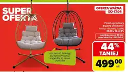 Carrefour Fotel ogrodowy bujany oferta