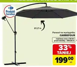 Carrefour Parasol na wysięgniku 2.7 m Carrefour oferta