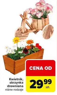Carrefour Skrzynka drewniana oferta