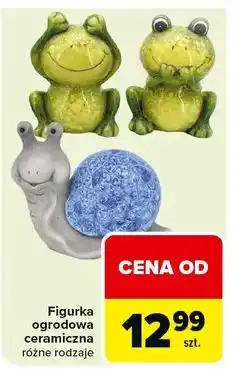 Carrefour Figurka ceramiczna ślimak oferta