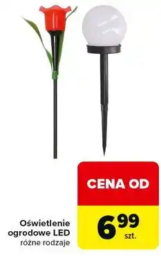 Carrefour Lampa ogrodowa kwiatek oferta