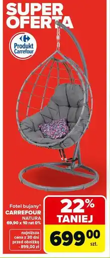 Carrefour Fotel bujany natura Carrefour oferta