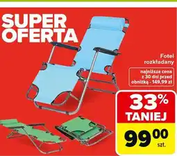 Carrefour Fotel rozkładany 1-osobowy oferta