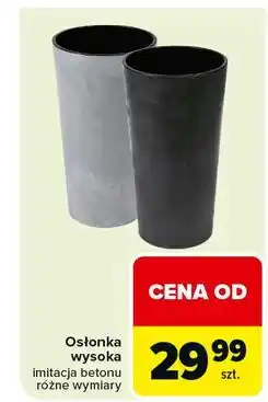 Carrefour Osłonka wysoka imitacja betonu oferta